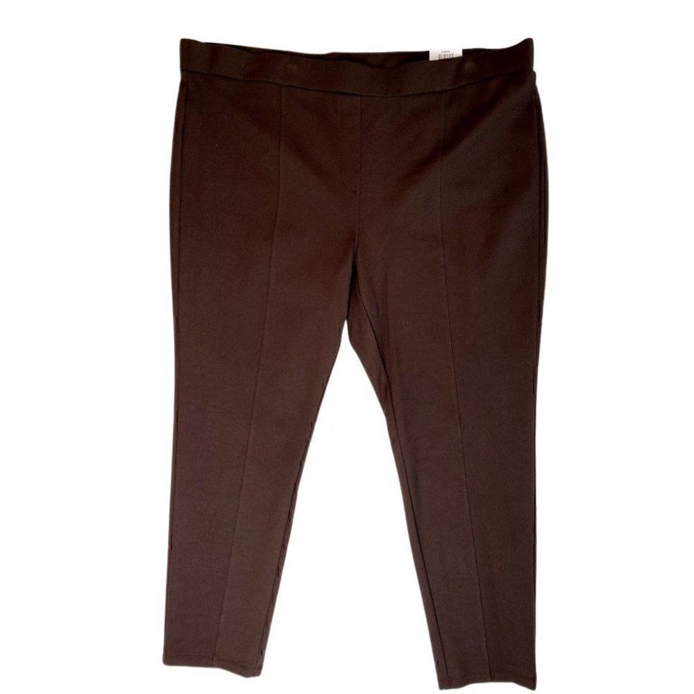Style & Co Leggings Plus 24W Comfort Waist Brown‎